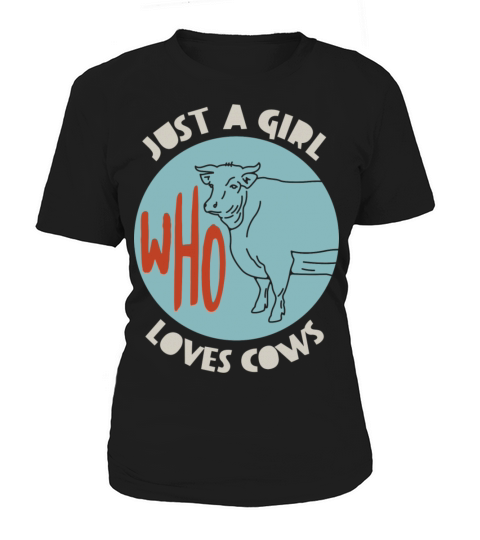 Womens Cowgirl Who Loves Cows Women's T-Shirt