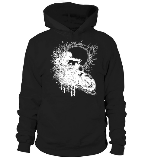 Motorcycle Racing Splash Jump Style Hoodie Unisex