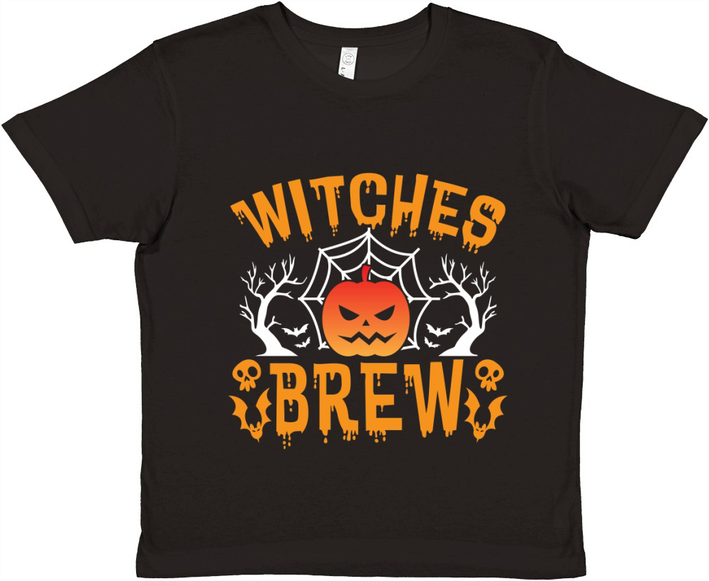 Witches Brew Halloween Costume October Poison Outfit Gift Premium Kids Crewneck T-shirt