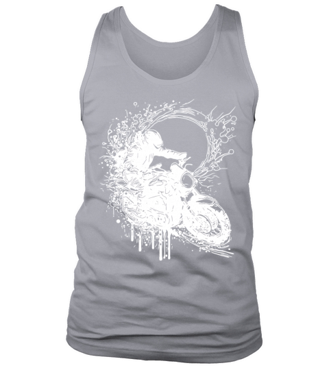 Motorcycle Racing Splash Jump Style Tank Top Unisex