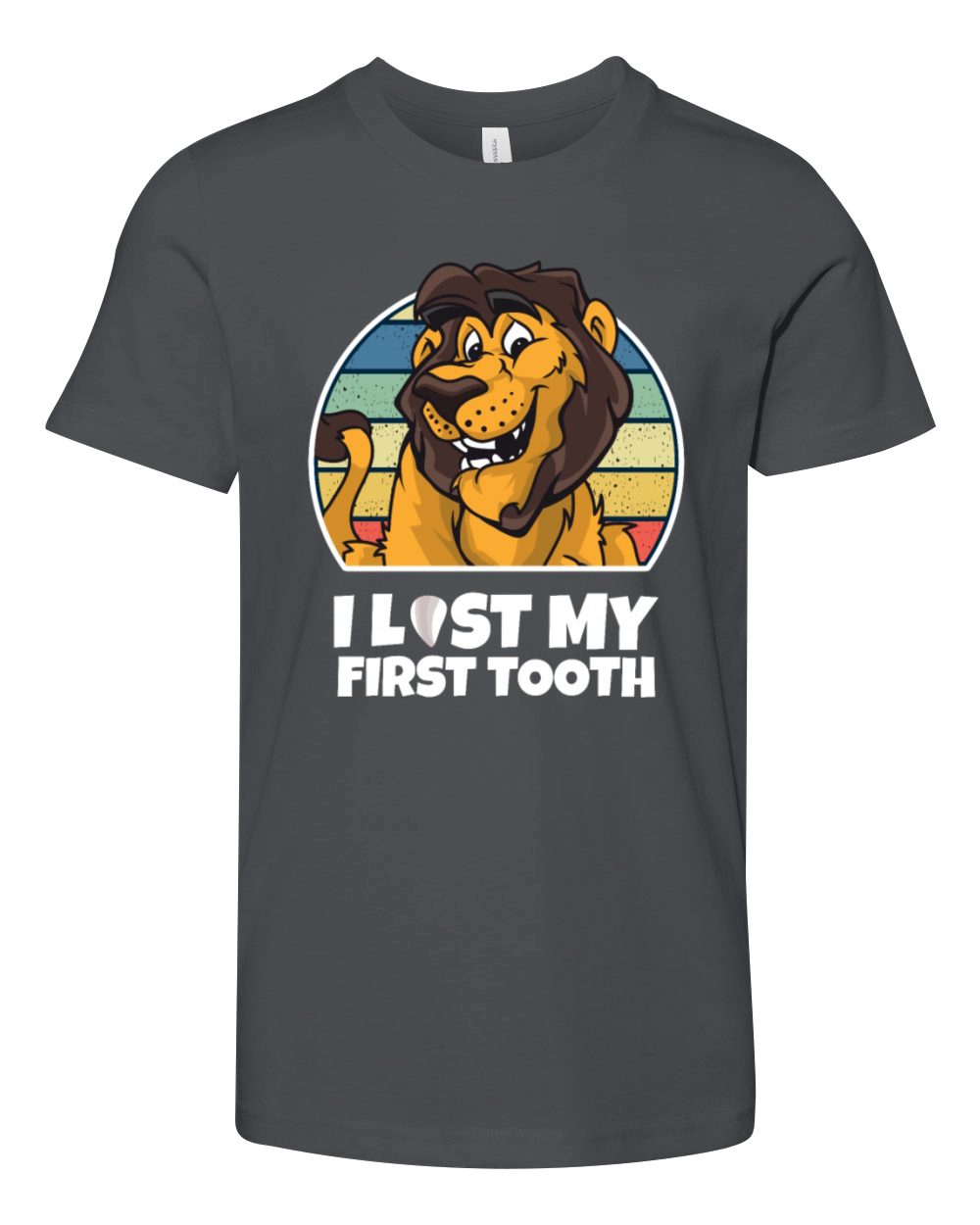 I Lost My First Tooth Lion Youth Unisex Jersey Tee