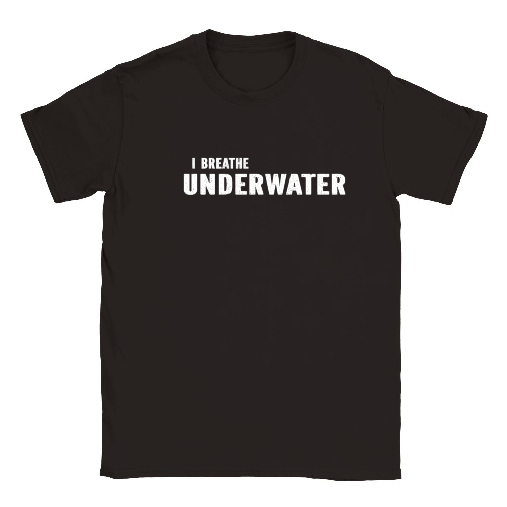 I Breathe Underwater - Diver Underwater Diving Classic Kids Crewneck T-shirt