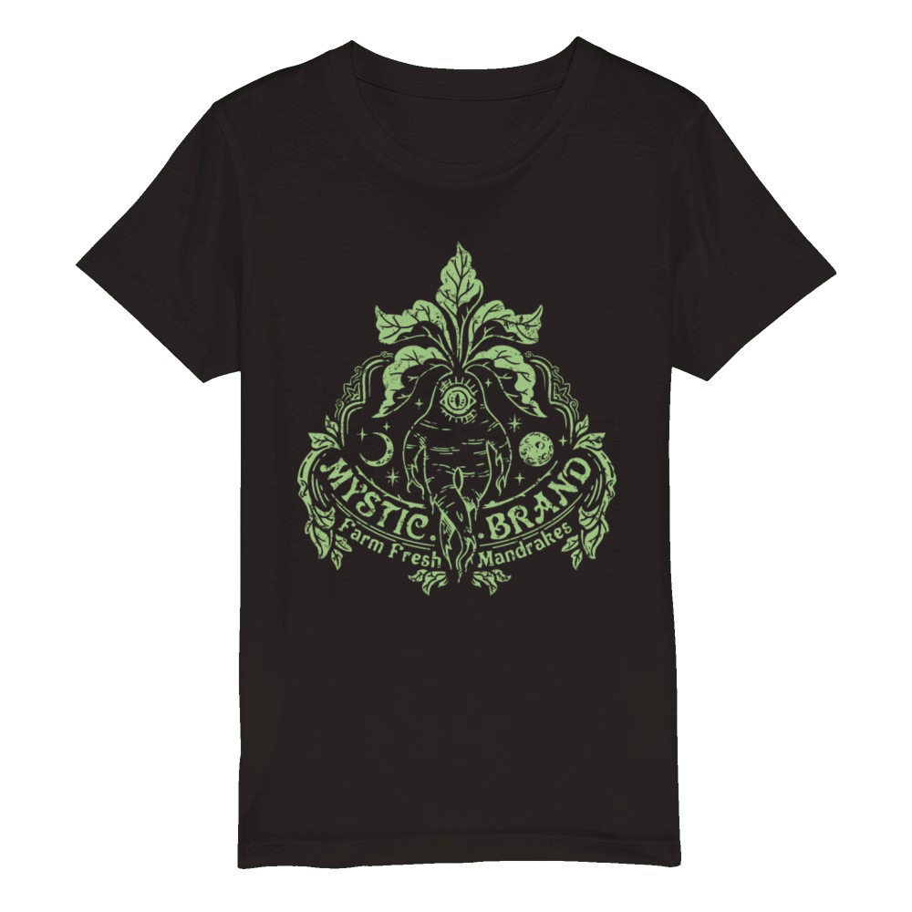 Mystic Brand Mandrakes Organic Kids Crewneck T-shirt