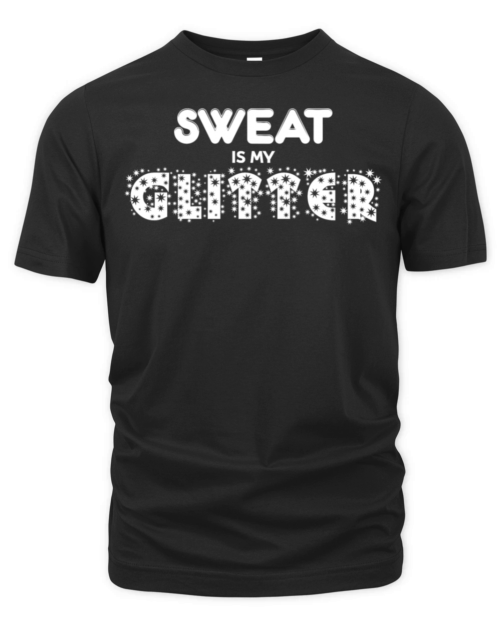 Sweat is my GLITTER by DMH Organic Unisex T-shirt