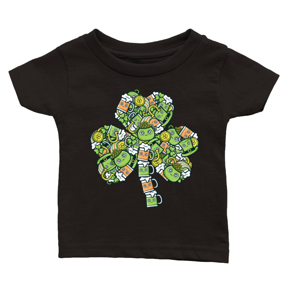 Kawaii Shamrock Classic Baby Crewneck T-shirt