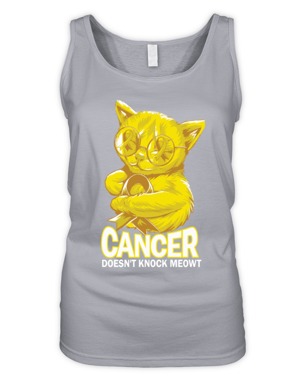 Cancer Doesnt Knock Bladder Cancer Organic Women's Tank Top