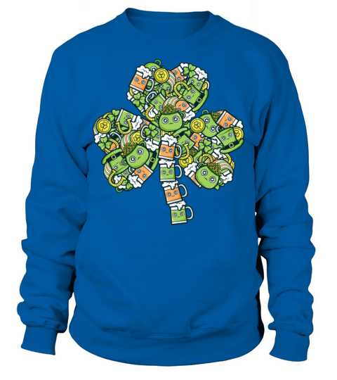 Kawaii Shamrock Sweatshirt Unisex