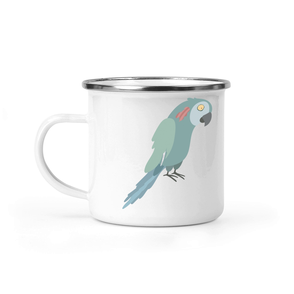 Zombie Parrot Skull Halloween Funny Cute Costume Gift Camping Mug