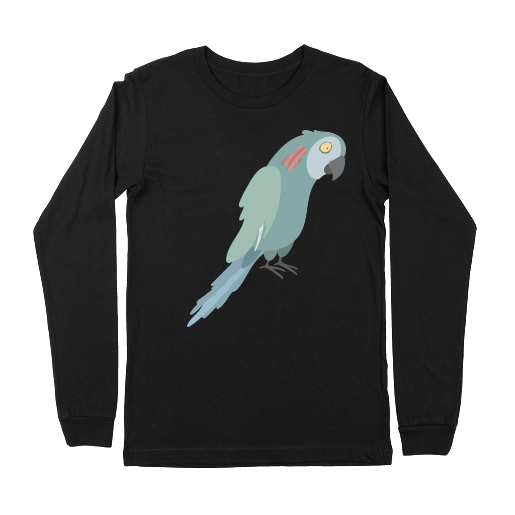 Zombie Parrot Skull Halloween Funny Cute Costume Gift Premium Long Sleeve