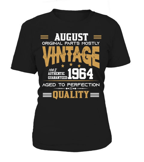 Vintage Aged To Perfection August 1964 Women's T-Shirt