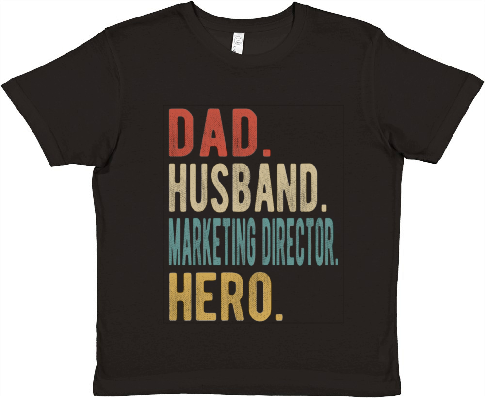 Marketing Director Dad Husband Hero Premium Kids Crewneck T-shirt
