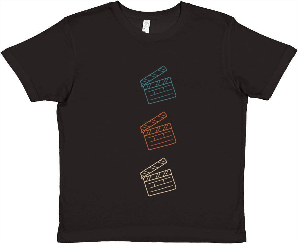 Vintage Film Clapper Director Musical Actor Premium Kids Crewneck T-shirt