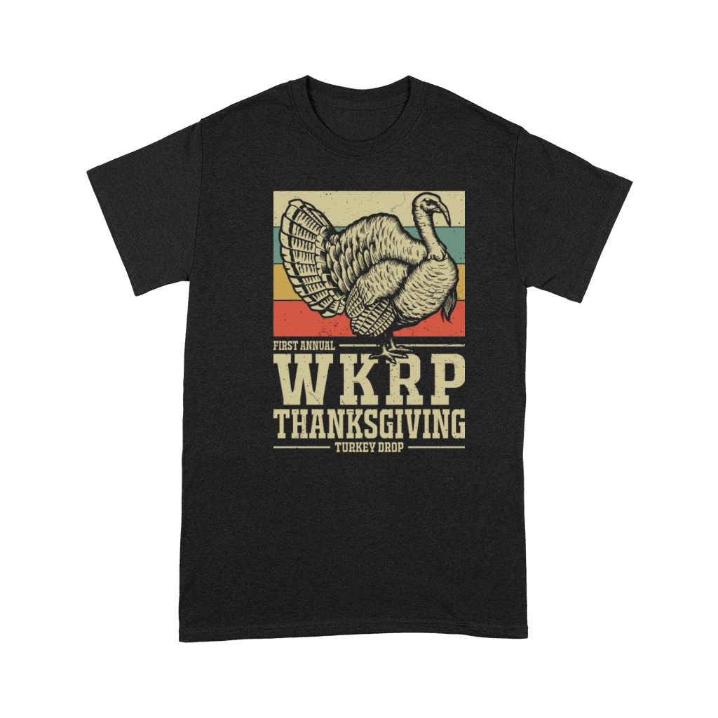 WKRP Thanksgiving Turkey Drop Vintage Retro 70s Premium T-shirt