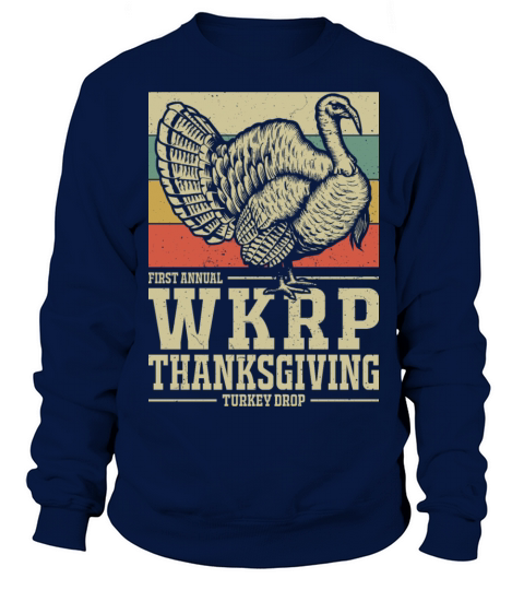 WKRP Thanksgiving Turkey Drop Vintage Retro 70s Sweatshirt Unisex