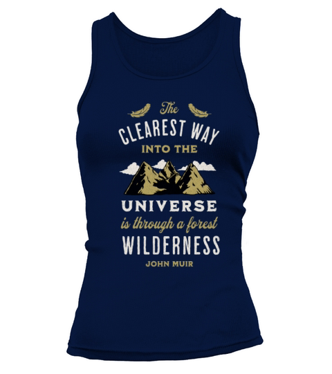Forest Wilderness Outdoor Inspirational Quote Tank top Woman