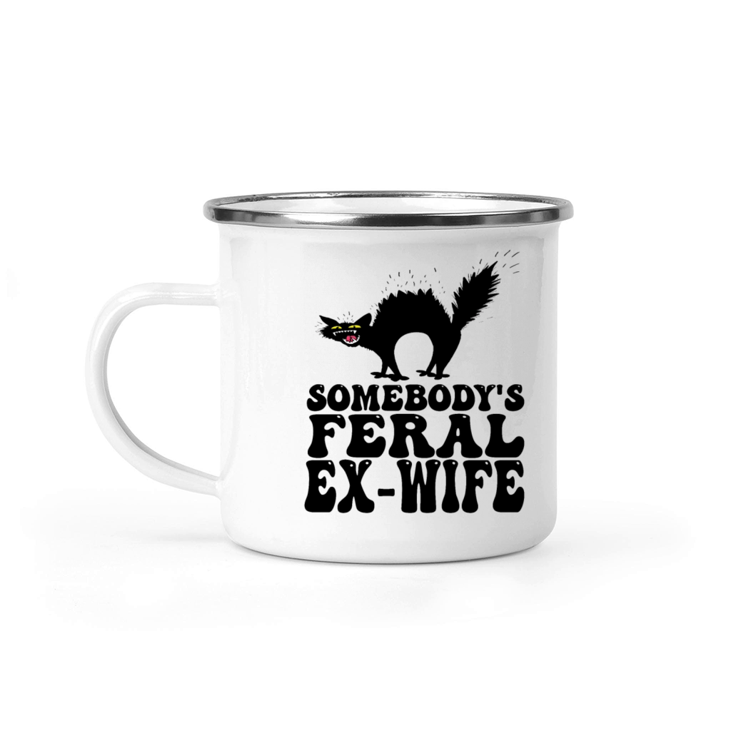 somebodys feral ex-wife Camping Mug