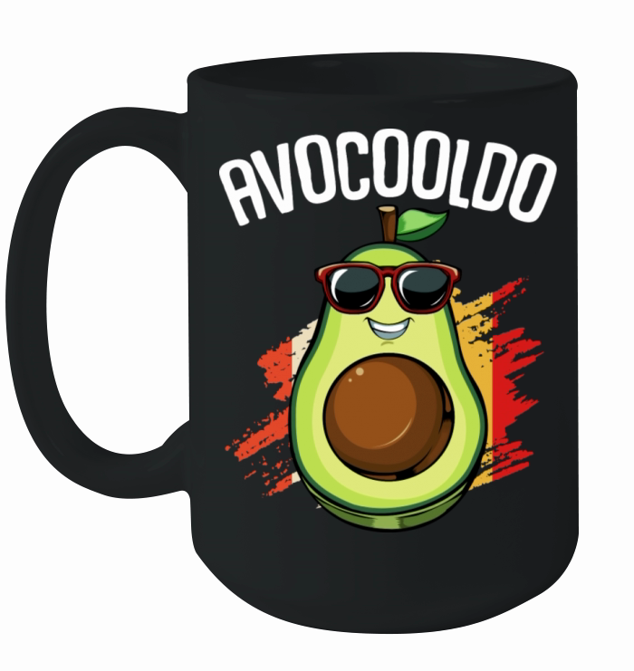 Avocado Avocooldo Pun Cool Vegan Fruit Ceramic Mug