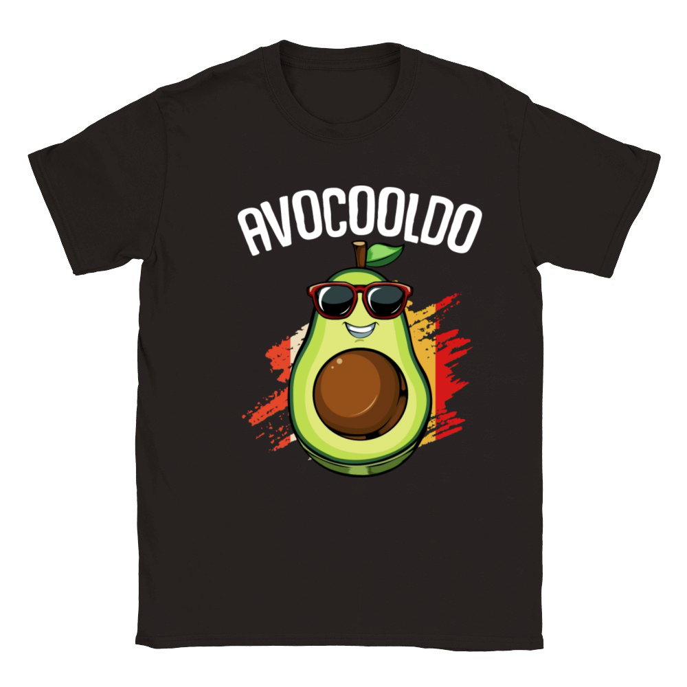 Avocado Avocooldo Pun Cool Vegan Fruit Classic Kids Crewneck T-shirt