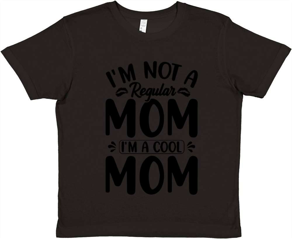Im Not A Regular Mom Im A Cool Momcool mom stick Premium Kids Crewneck T-shirt