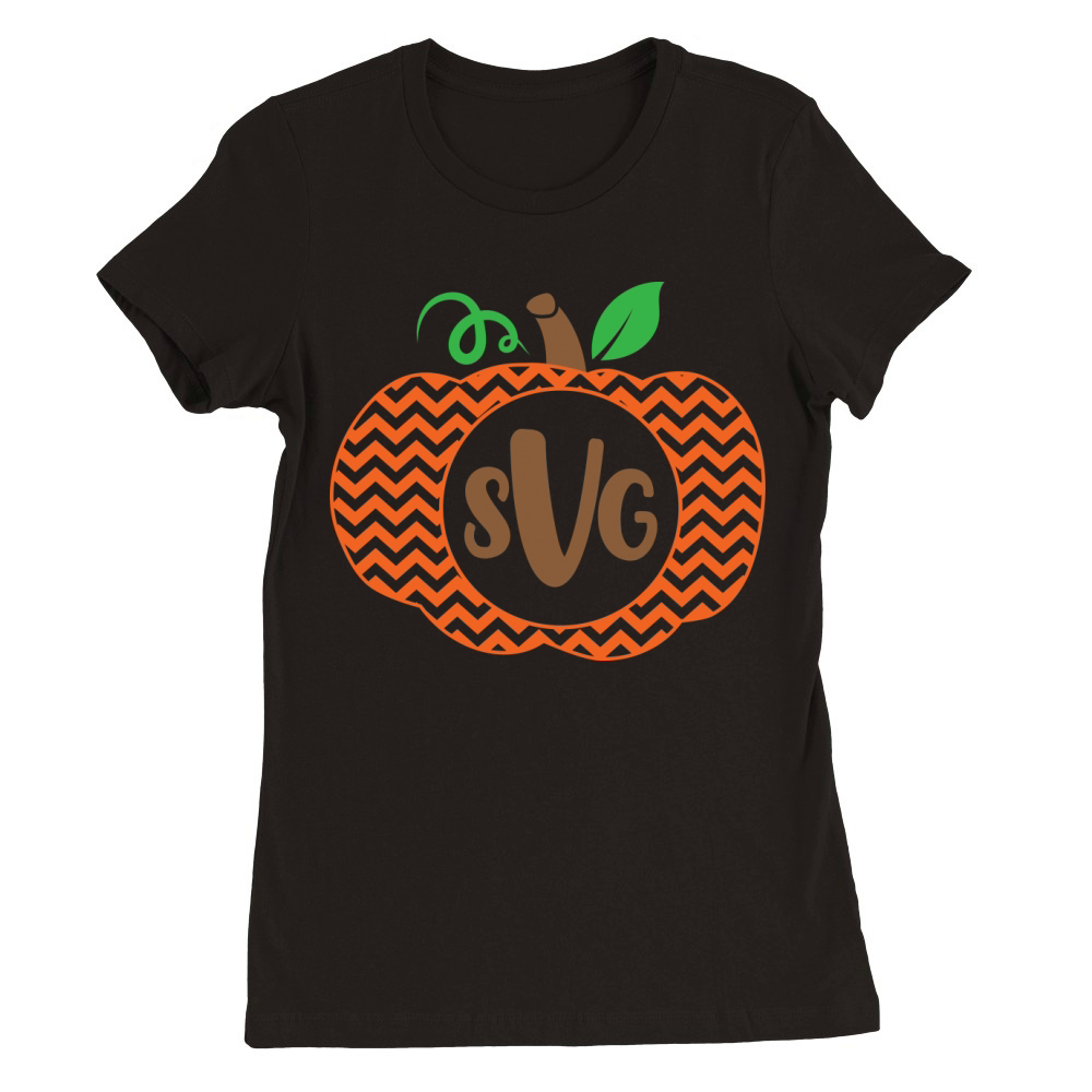 Halloween pumpkins (46) Premium Womens Crewneck T-shirt