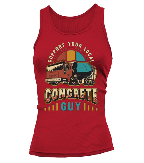 Concrete Finisher Support Your Local Retro Mason Tank top Woman