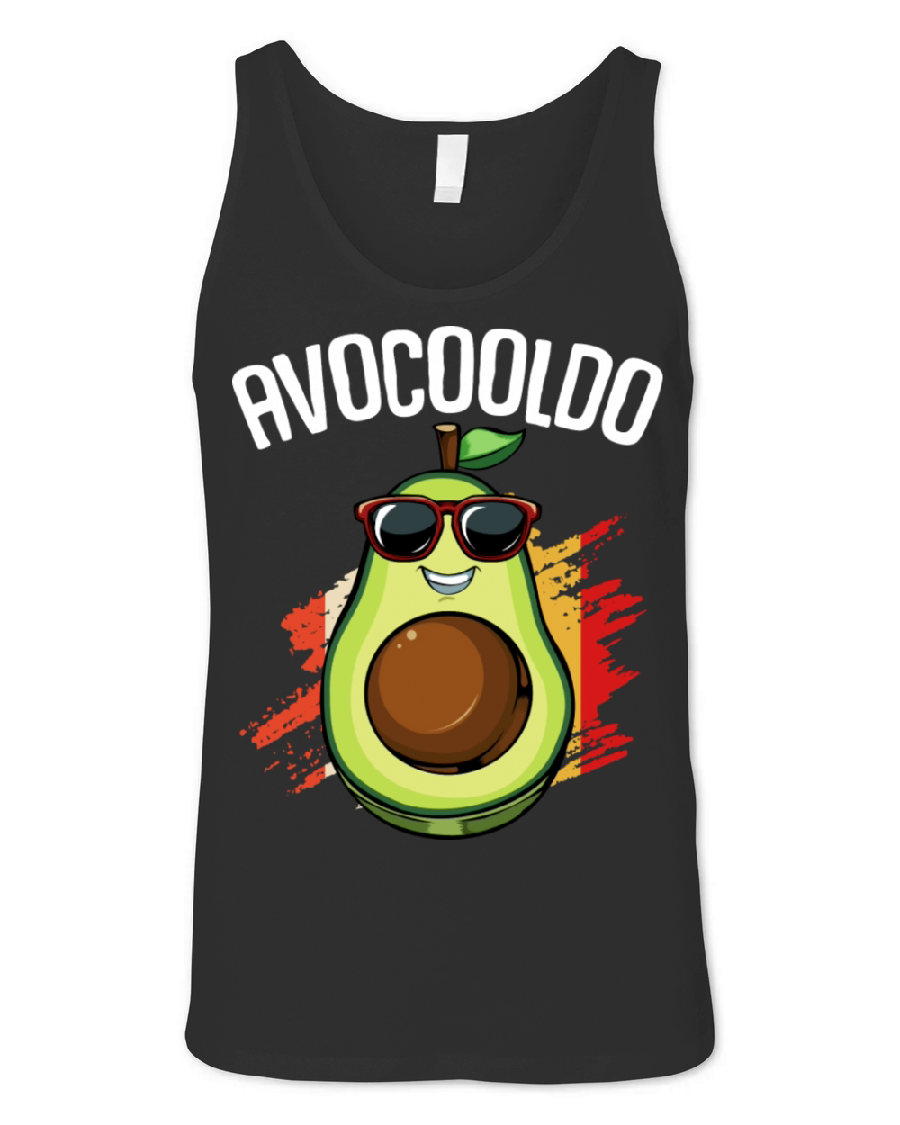 Avocado Avocooldo Pun Cool Vegan Fruit Unisex Jersey Tank