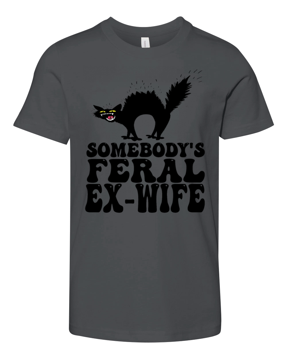 somebodys feral ex-wife Youth Unisex Jersey Tee