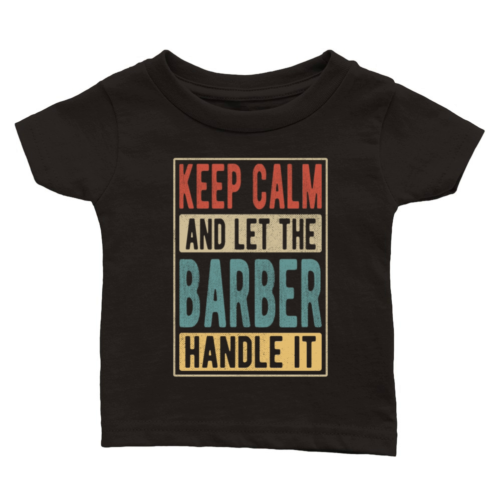 Barber Retro Gift Classic Baby Crewneck T-shirt