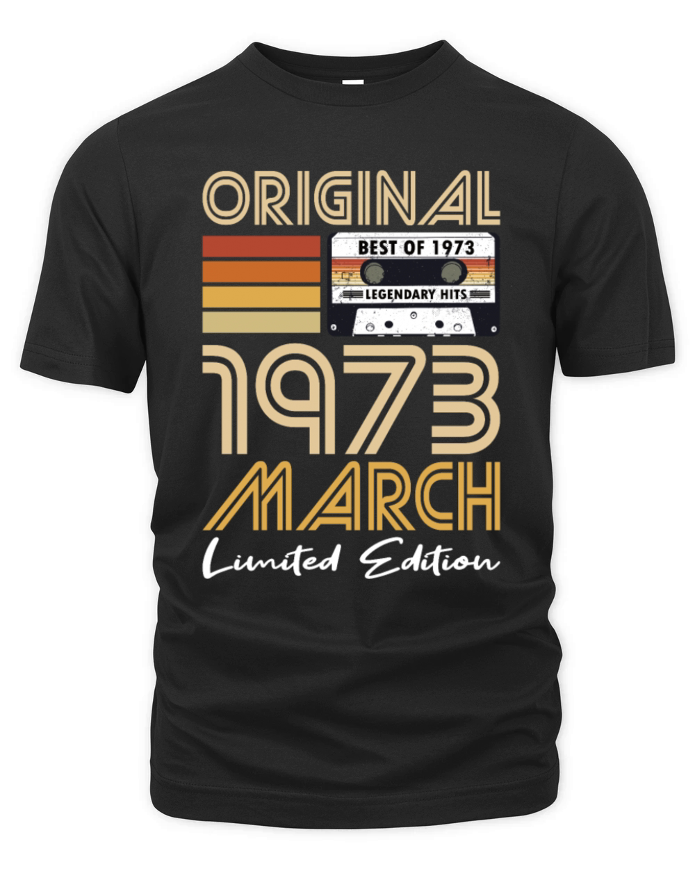 50th birthday march 1973 original 1973 Organic Unisex T-shirt