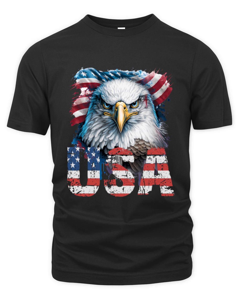 Patriotic Eagle 003 Organic Unisex T-shirt