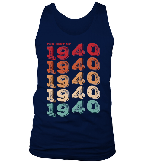 Vintage 1940 Gifts Legend for 83 Years Old - 83rd Tank Top Unisex