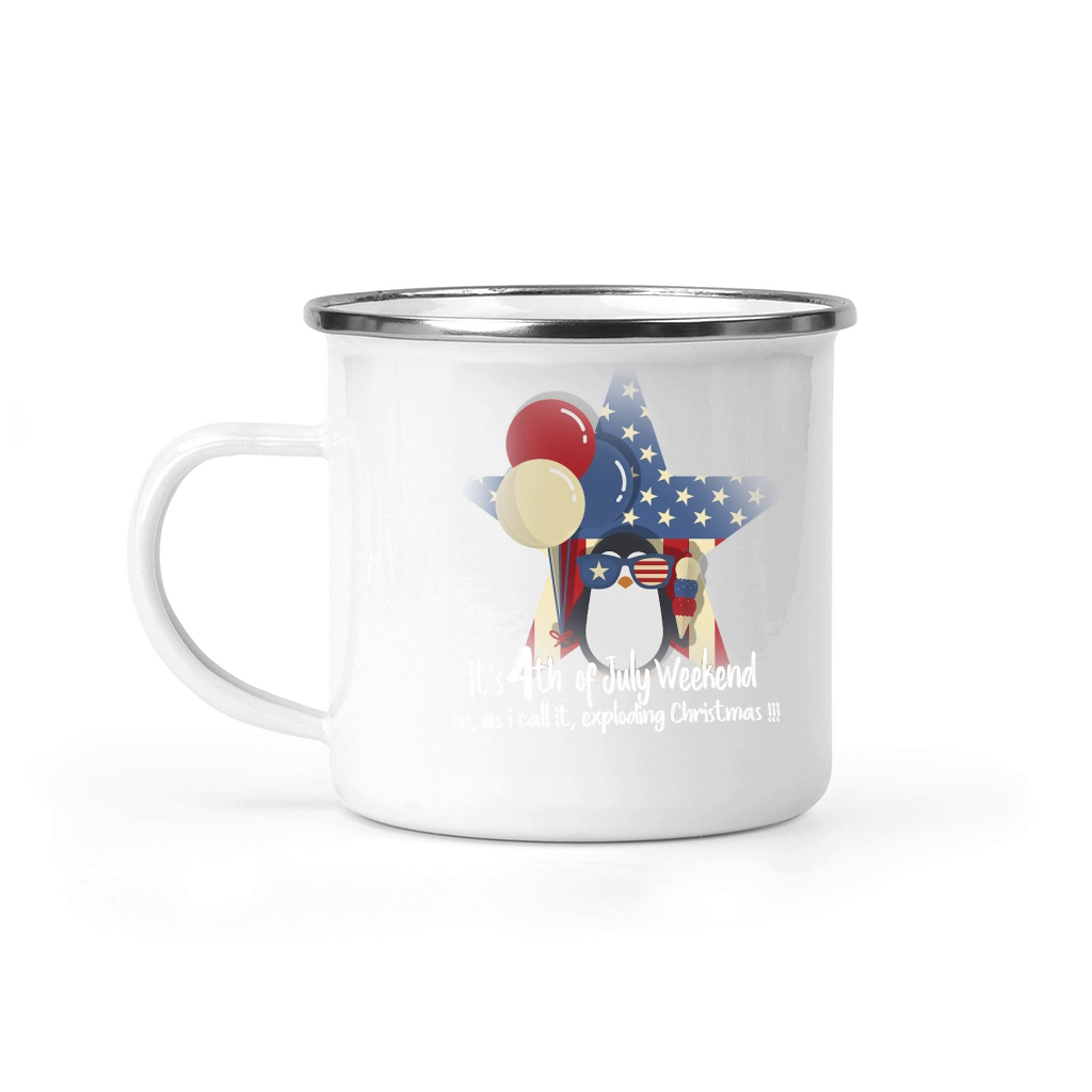 Its 4th of July Weekend or as I call it exploding Christmas !!! Camping Mug