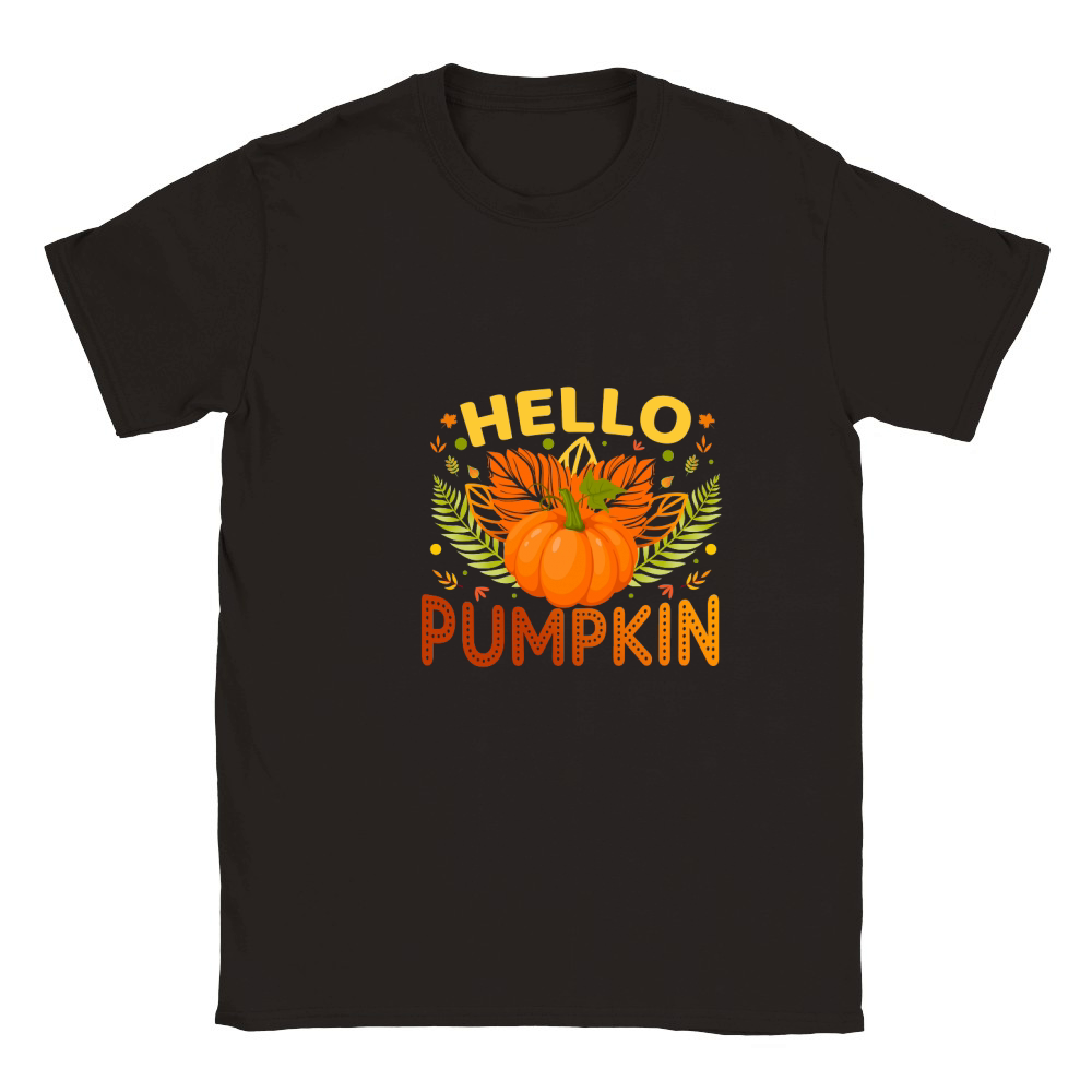 Hello pumpkin Classic Kids Crewneck T-shirt