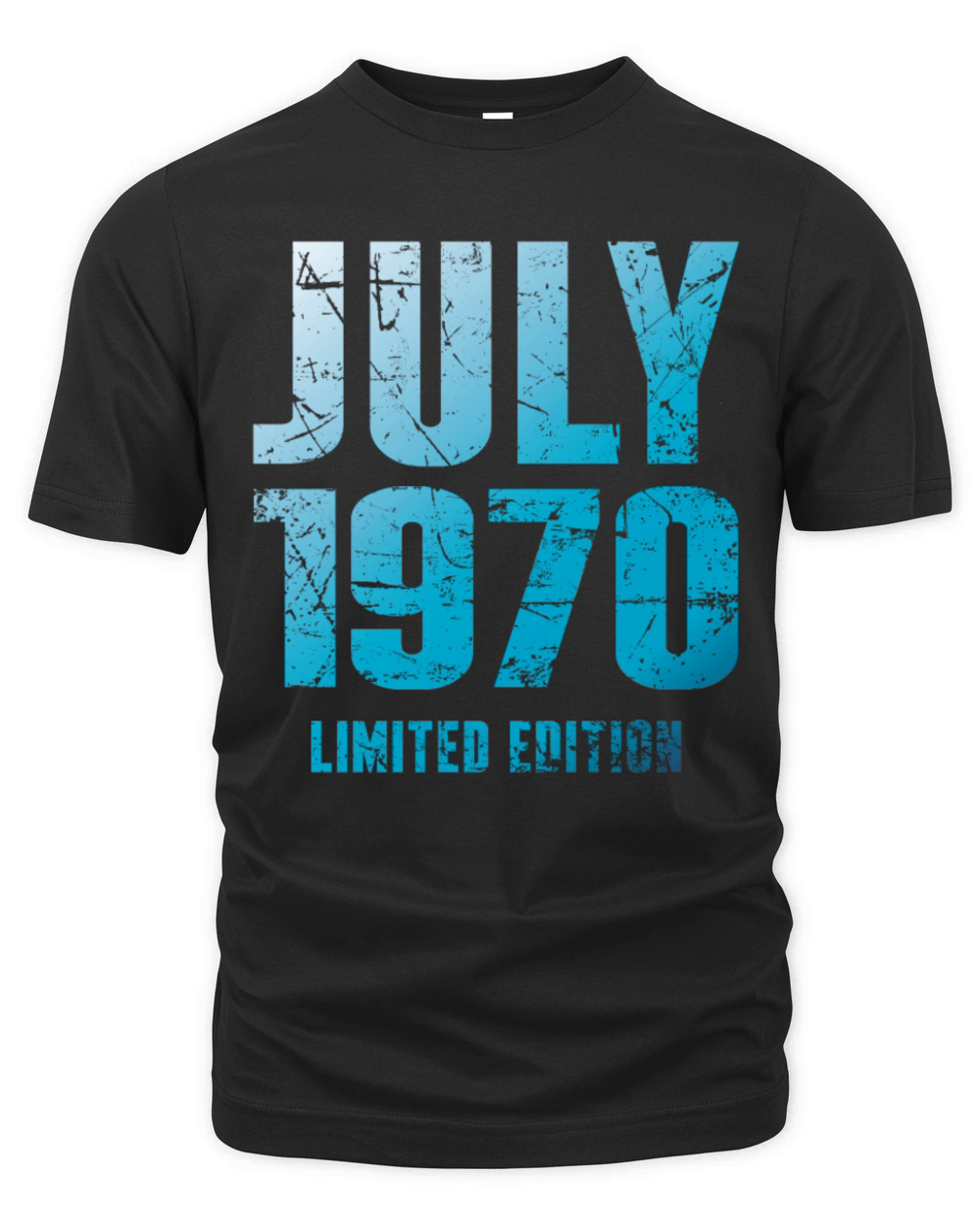July 1970 Limited Edition Birthday Present Organic Unisex T-shirt
