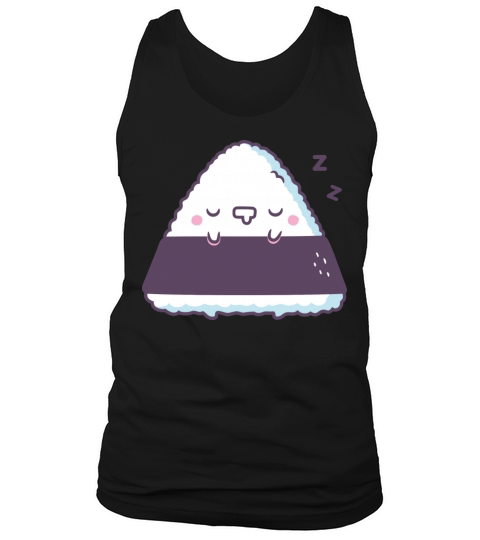 Cute Sleeping Onigiri Japanese Rice Ball Tank Top Unisex