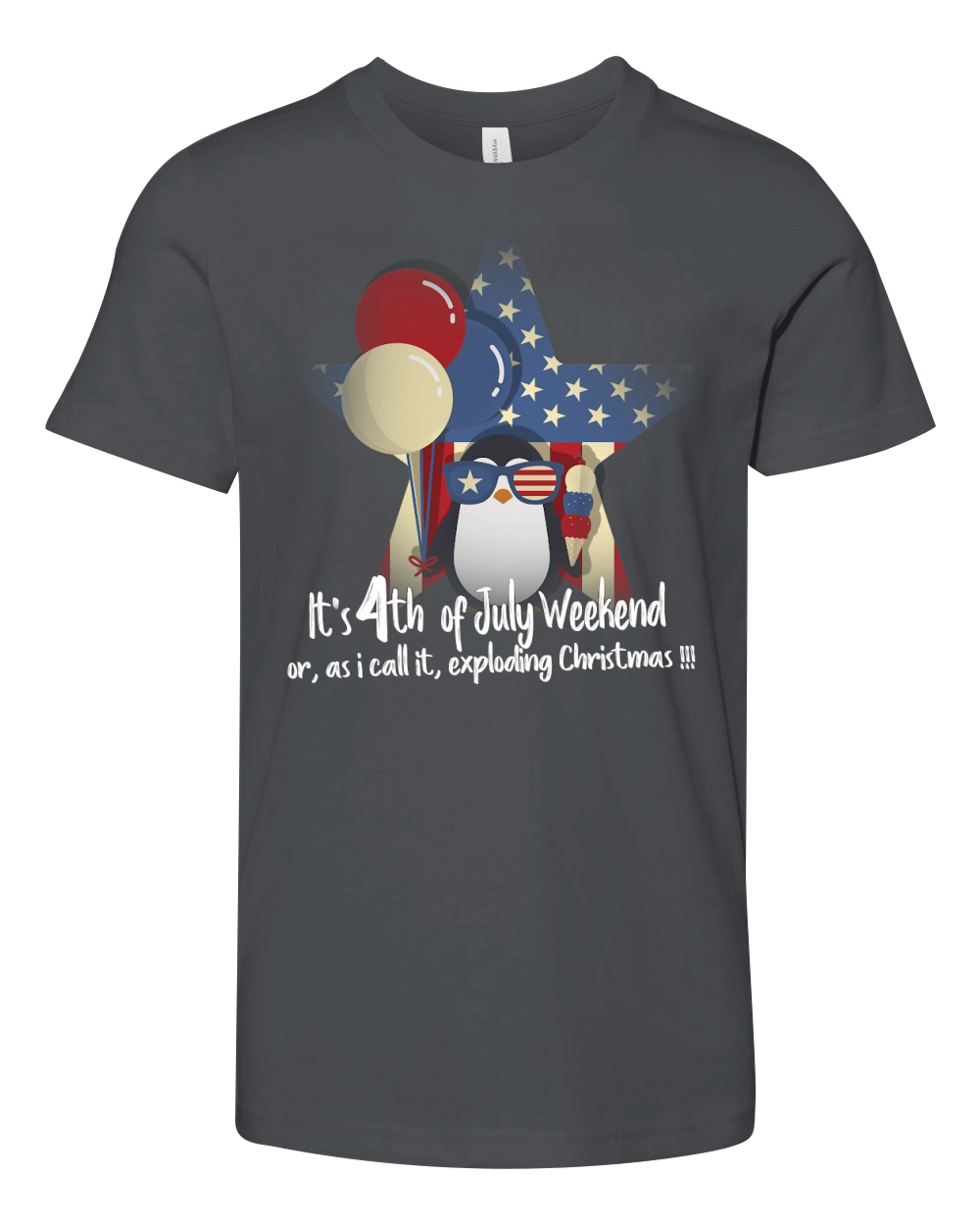 Its 4th of July Weekend or as I call it exploding Christmas !!! Youth Unisex Jersey Tee