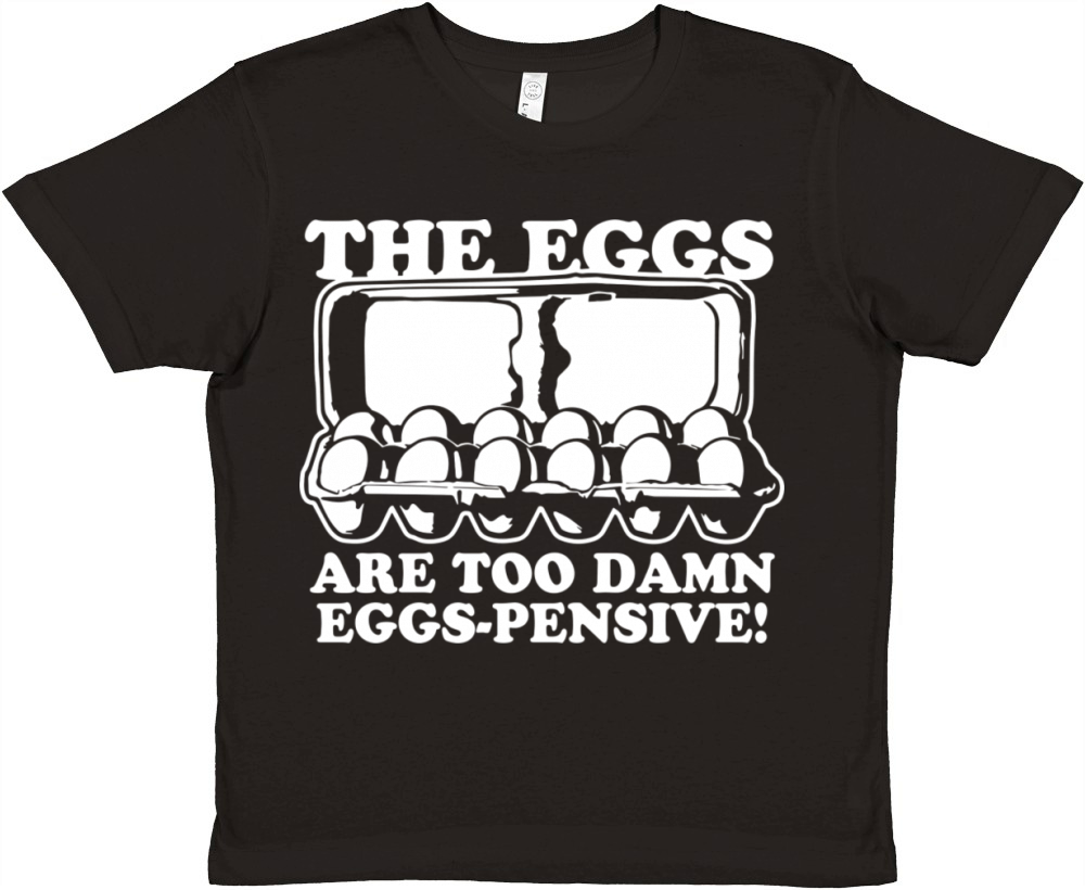 Eggs pensive Premium Kids Crewneck T-shirt