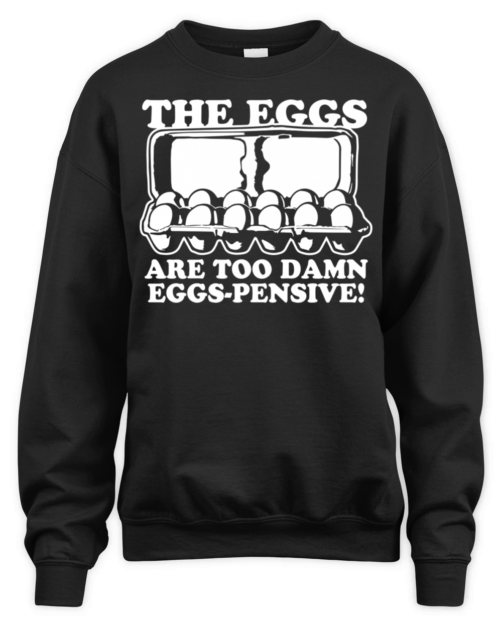 Eggs pensive Unisex Premium Crewneck Sweatshirt