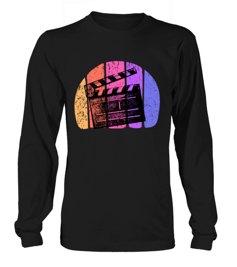 Vintage Film Clapper Director Musical Actor Long sleeved Unisex