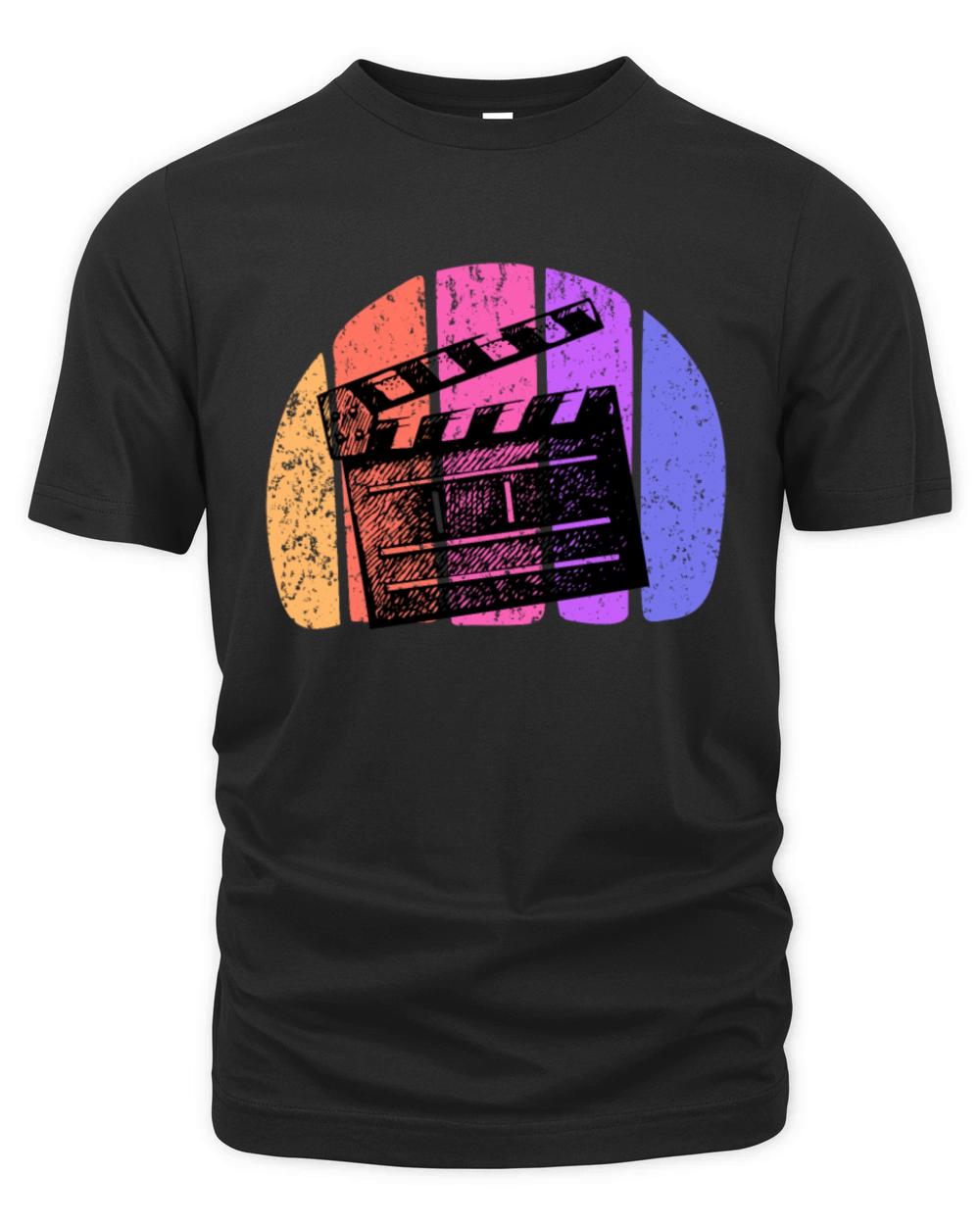 Vintage Film Clapper Director Musical Actor Organic Unisex T-shirt