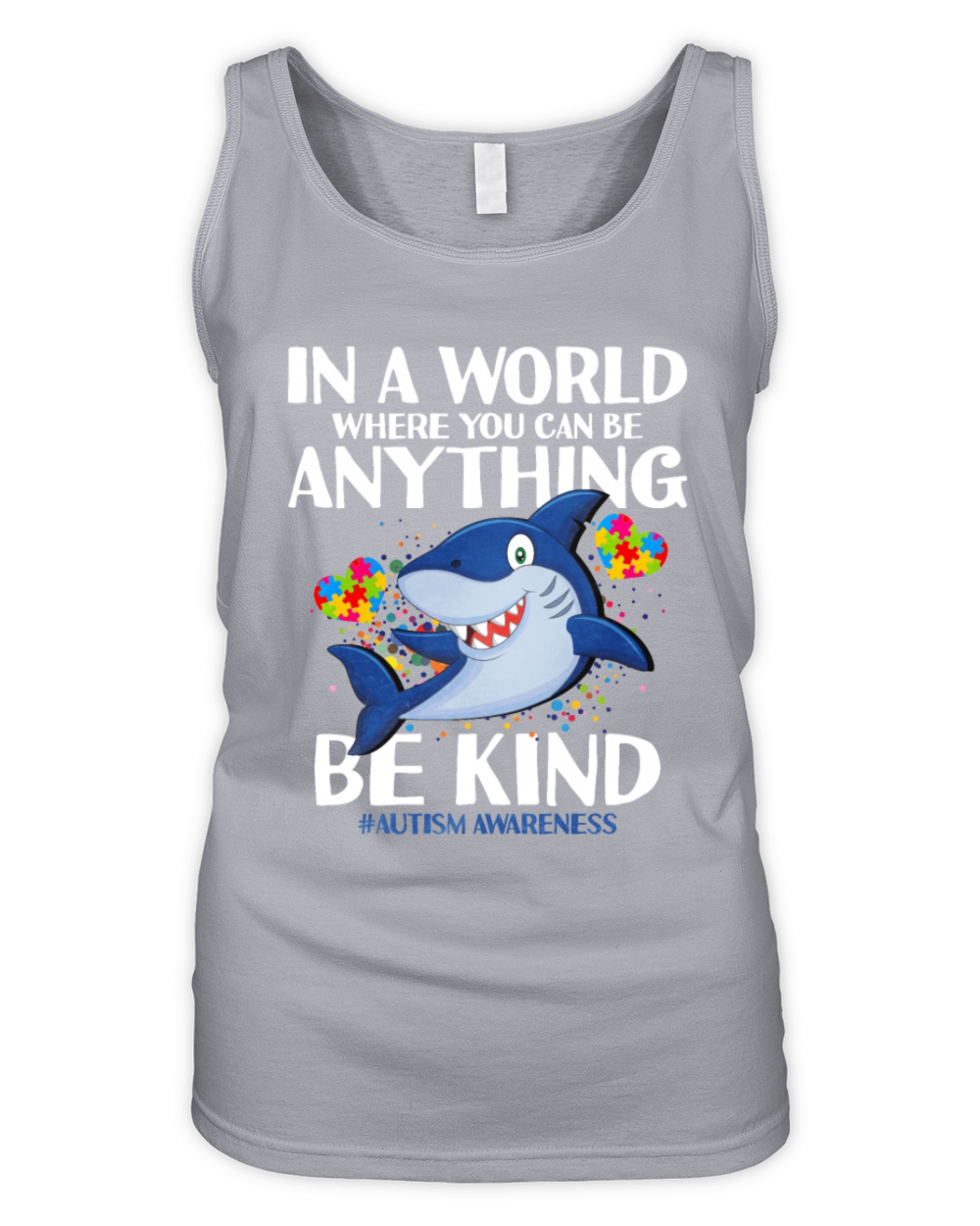 In A World Where You Can Be Anything Be Kind Organic Women's Tank Top