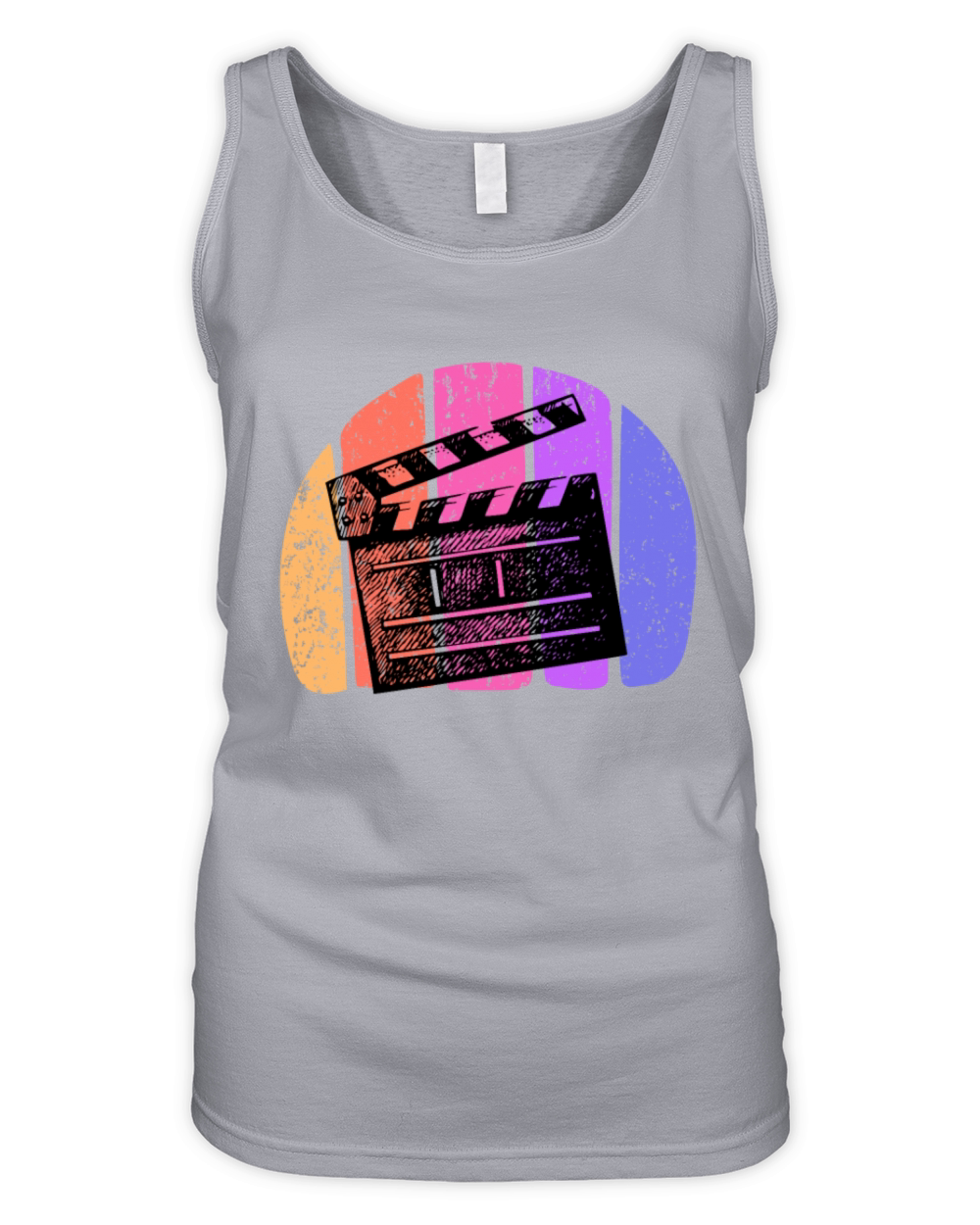 Vintage Film Clapper Director Musical Actor Organic Women's Tank Top