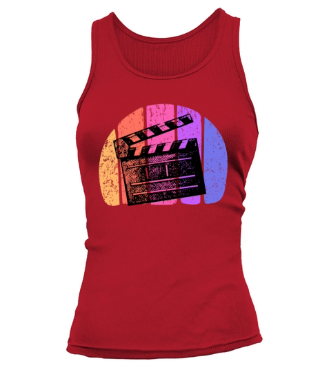Vintage Film Clapper Director Musical Actor Tank top Woman