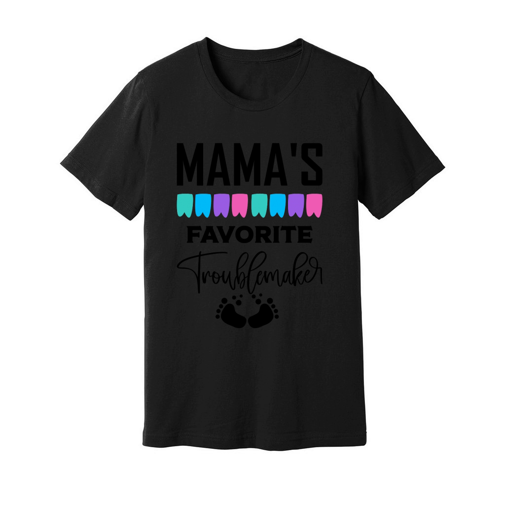 Mamas favorite troublemarker Unisex Jersey Tee