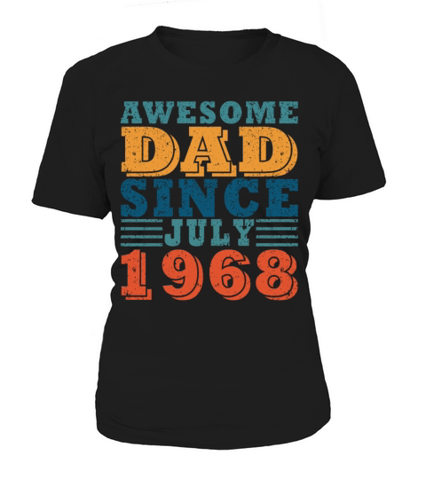 Father July 1968 vintage birthday dad saying 55 Women's T-Shirt