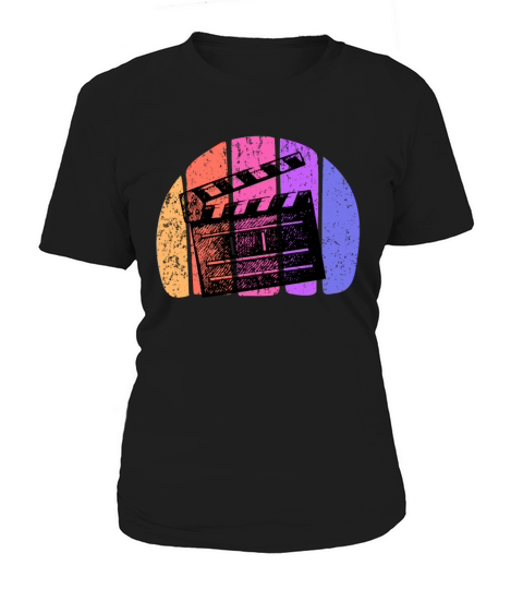 Vintage Film Clapper Director Musical Actor Women's T-Shirt