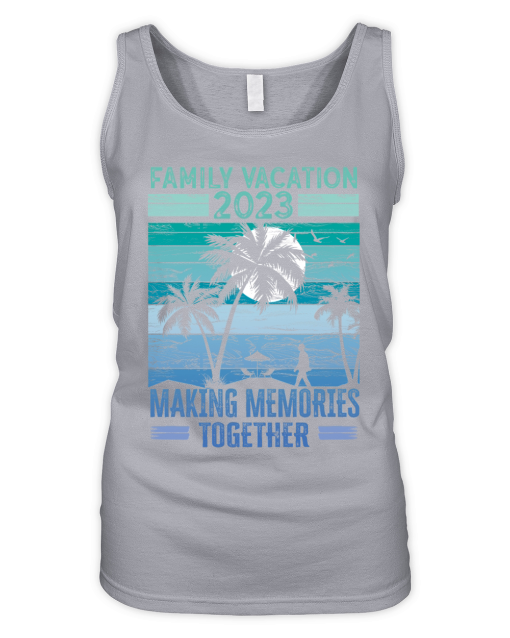 Summer Family Vacation Making Memories Organic Women's Tank Top