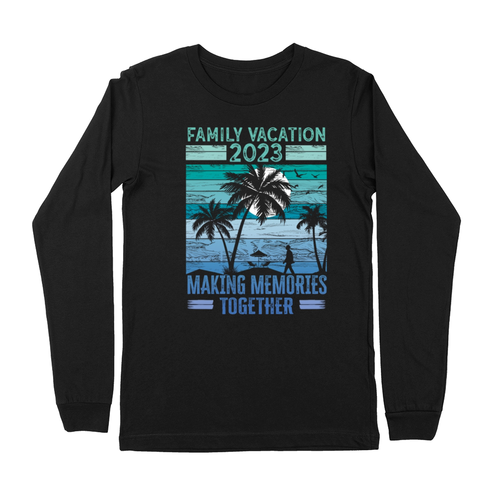 Summer Family Vacation Making Memories Premium Long Sleeve