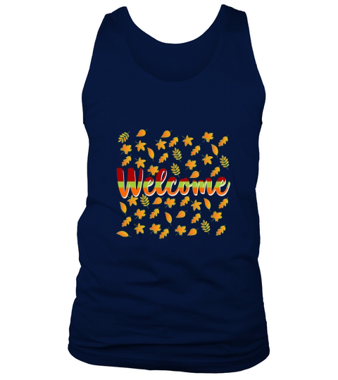 Welcome Autum Halloween Tank Top Unisex