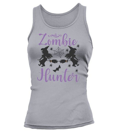 Zombie hunter halloween costume Tank top Woman
